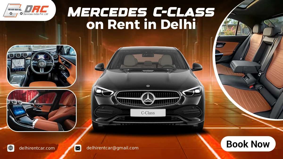 Mercedes C Class on Rent in Delhi