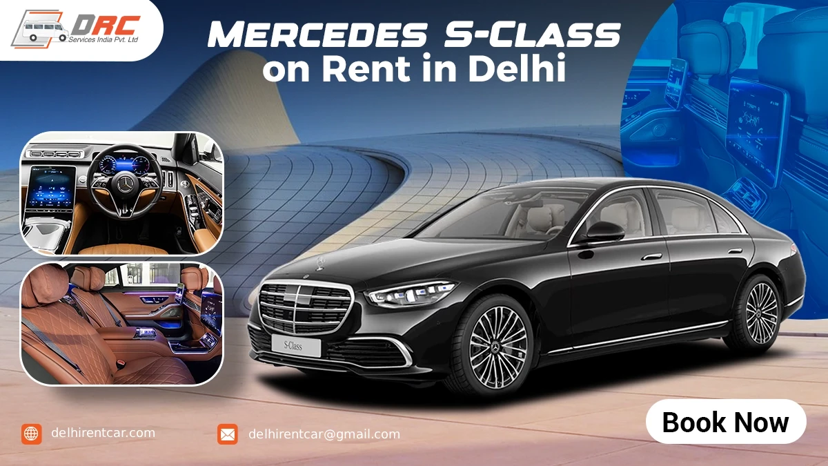 Mercedes S Class on Rent in Delhi